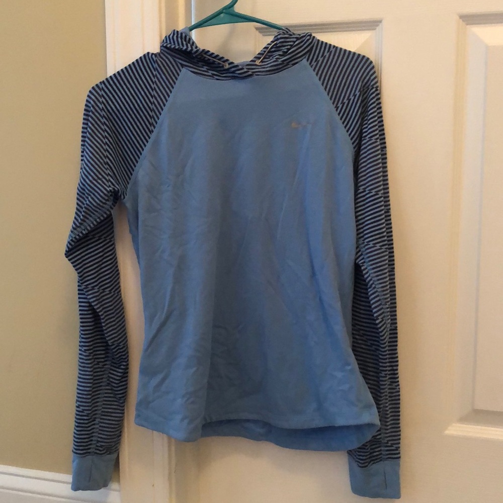 Blue nike hoodie